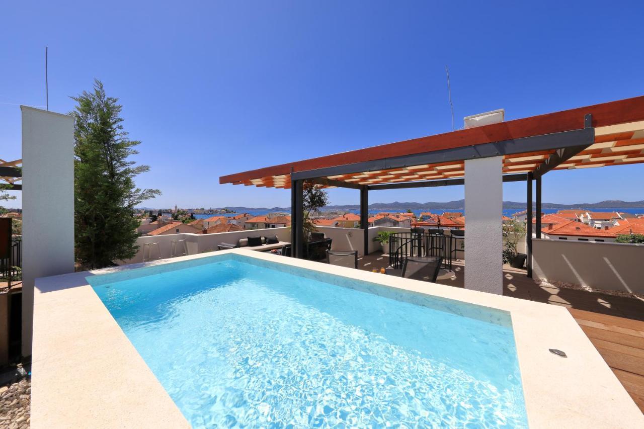 זאדאר Penthouse Diem - Private Pool With Sea View מראה חיצוני תמונה