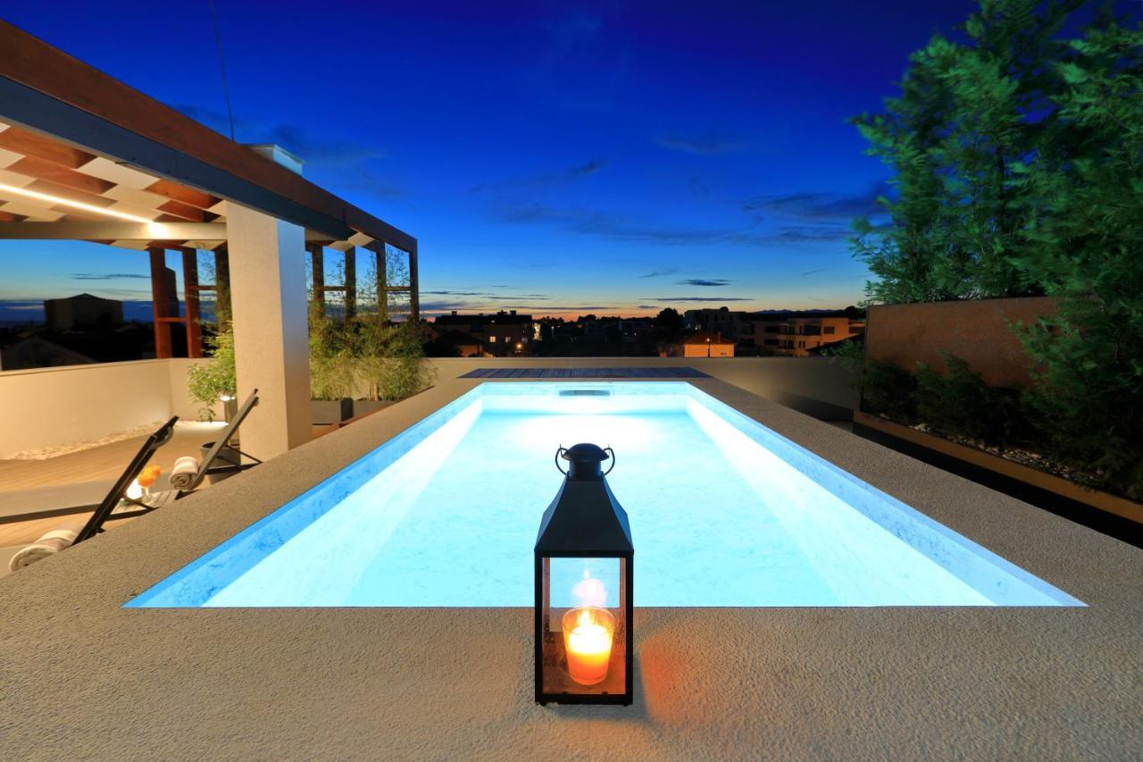 זאדאר Penthouse Diem - Private Pool With Sea View מראה חיצוני תמונה